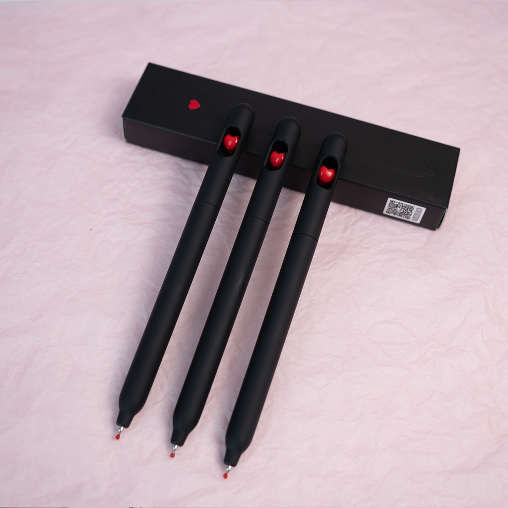 Heart Pens Set