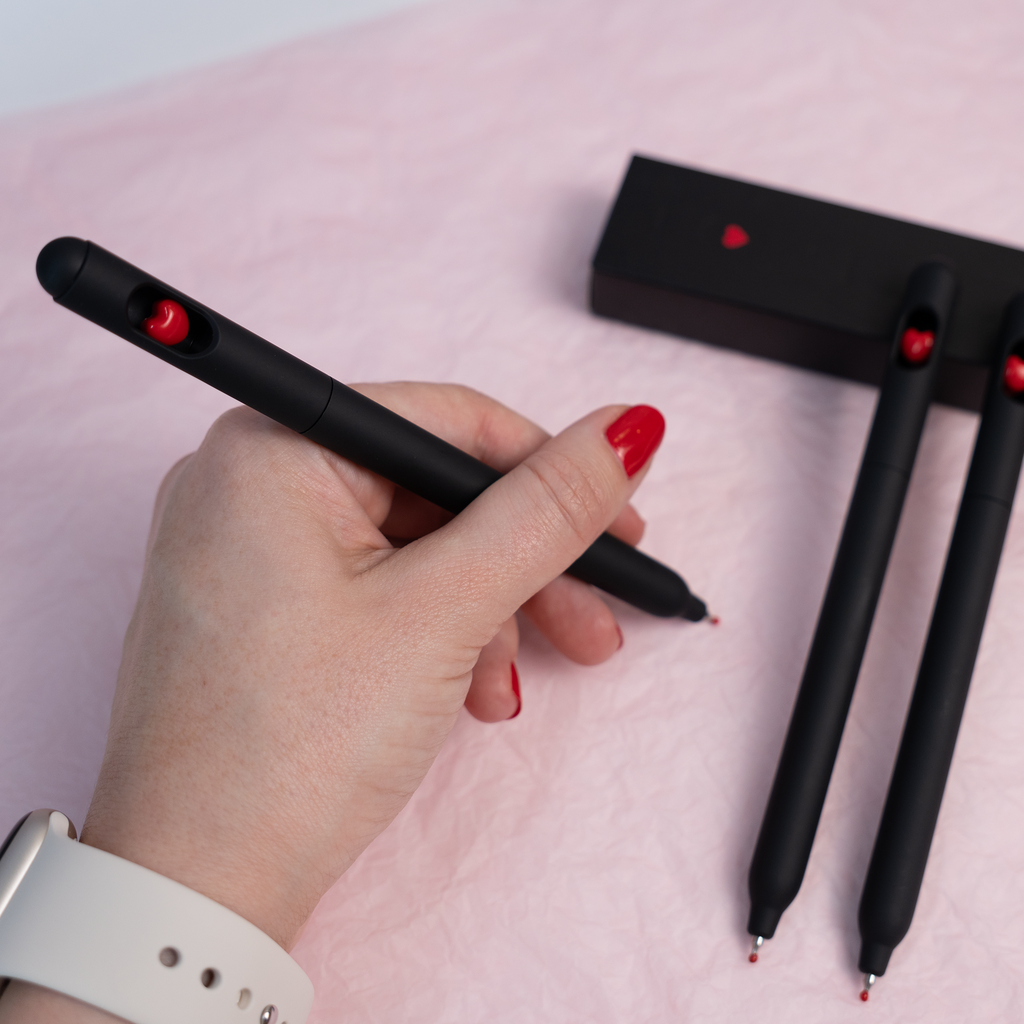 Heart Pens Set