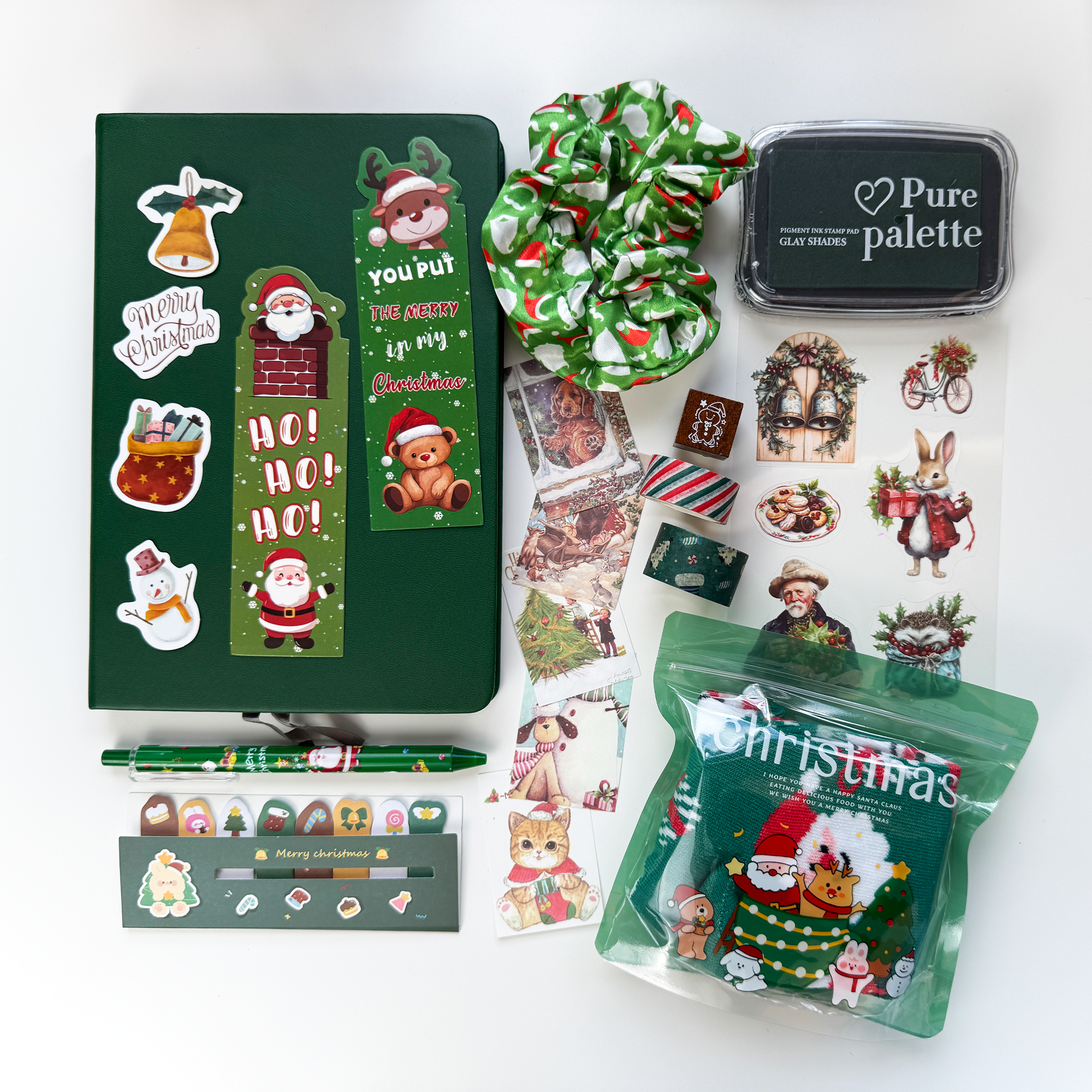 Green Christmas Noted Bundle