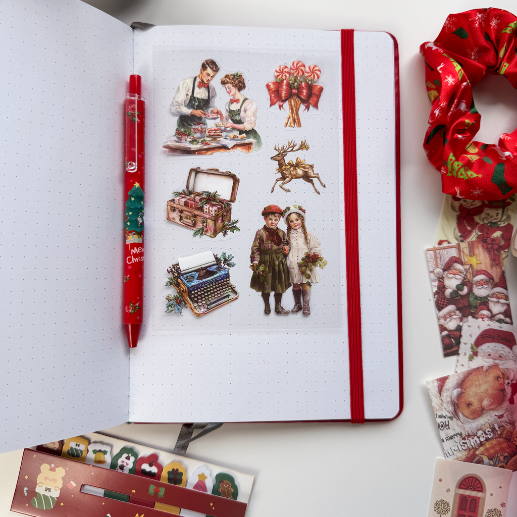 Red Christmas Noted Bundle