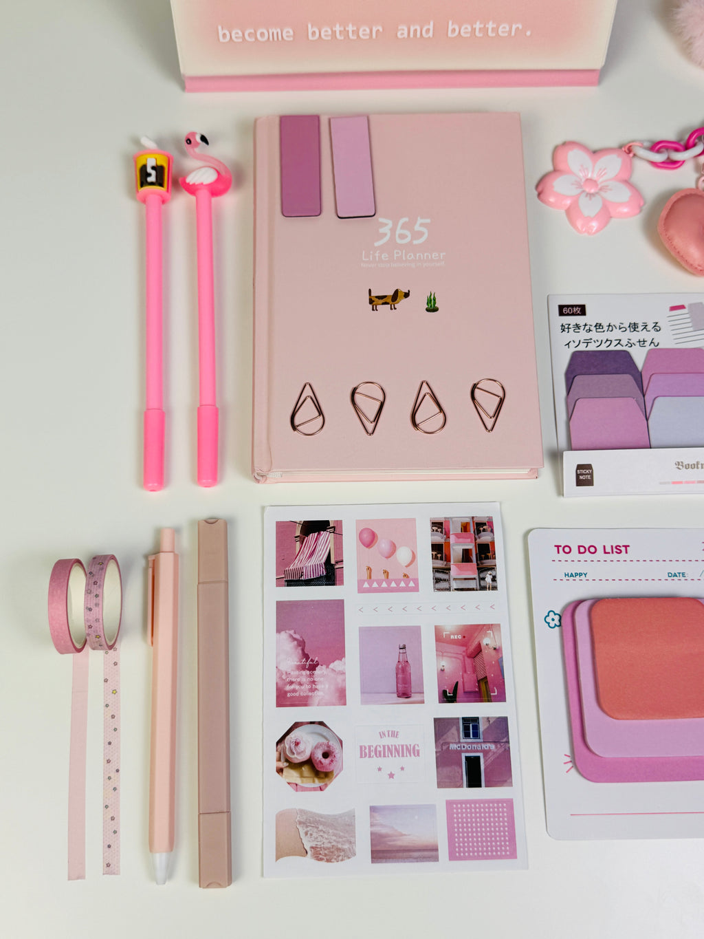 Pink Life Planner Bundle