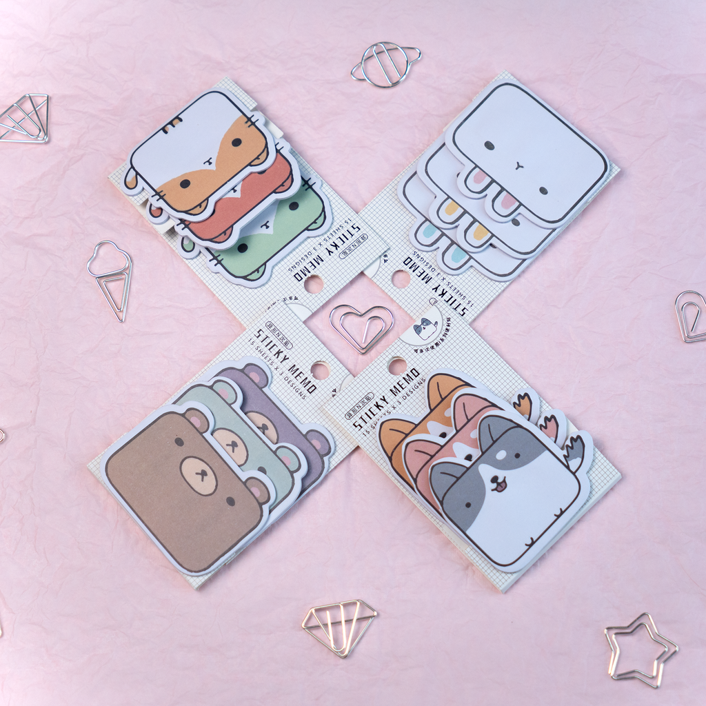 Animal Sticky Notes