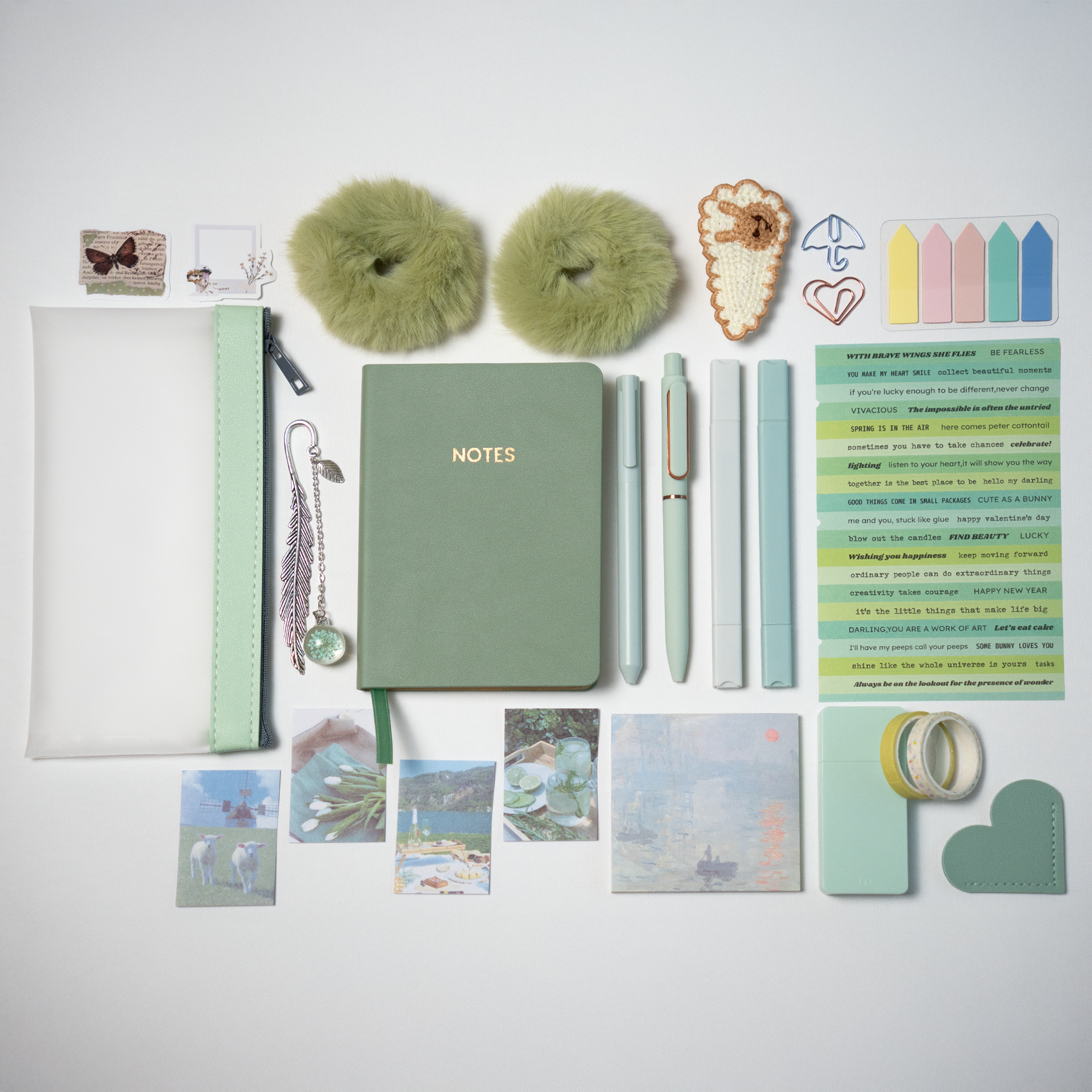 NOTED BUNDLE, Sage Mint (Nude Collection)