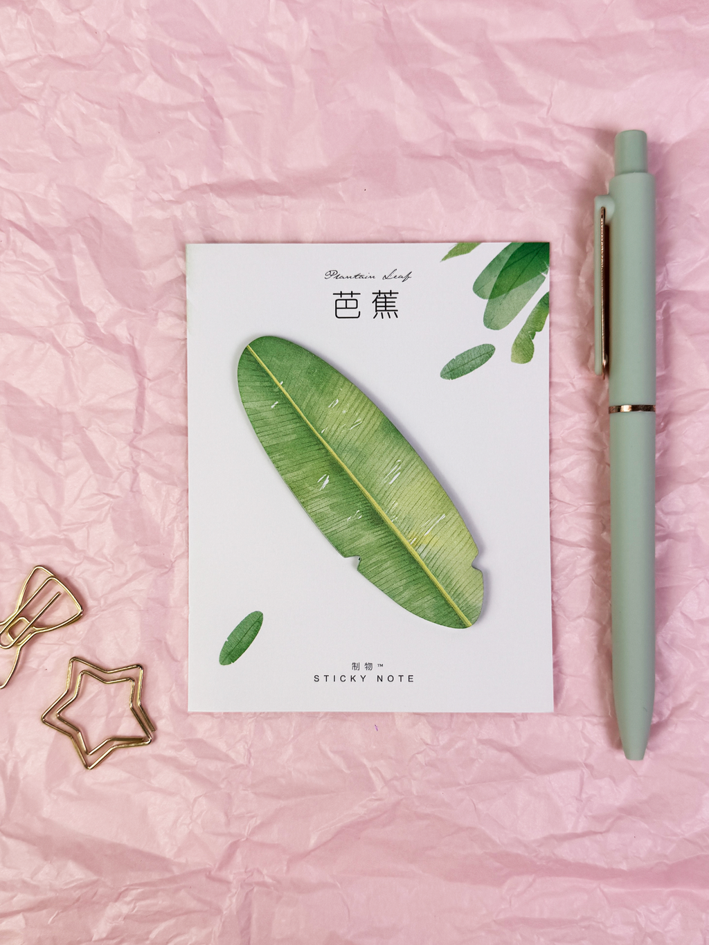 Botanical Leaf Sticky Notes 🍃✨
